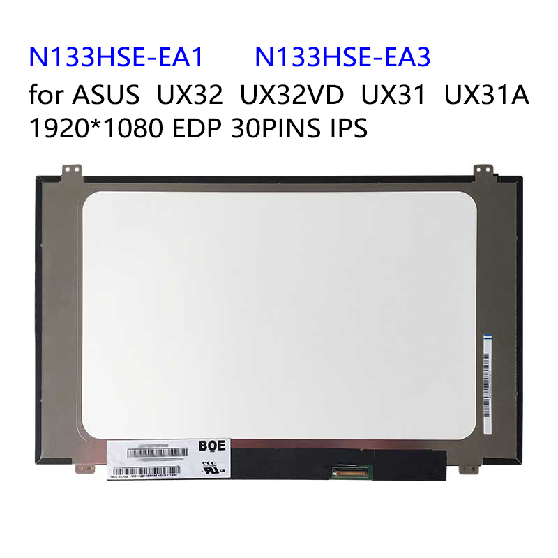 N133HSE-EA1 N133HSE-EA3 ASUS UX32 UX32VD UX31 U..